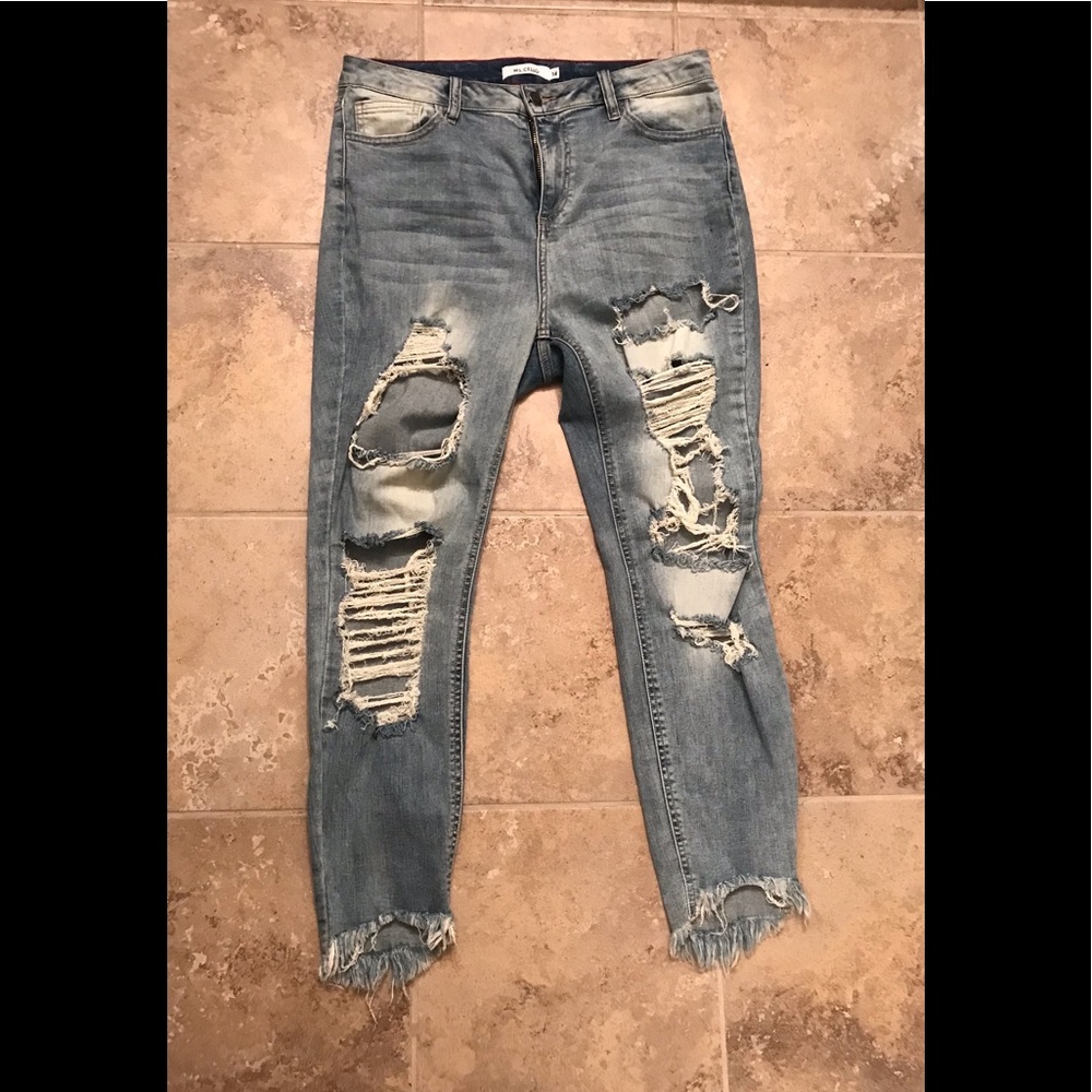 Ms.Cello Distressed Jeans sz 14